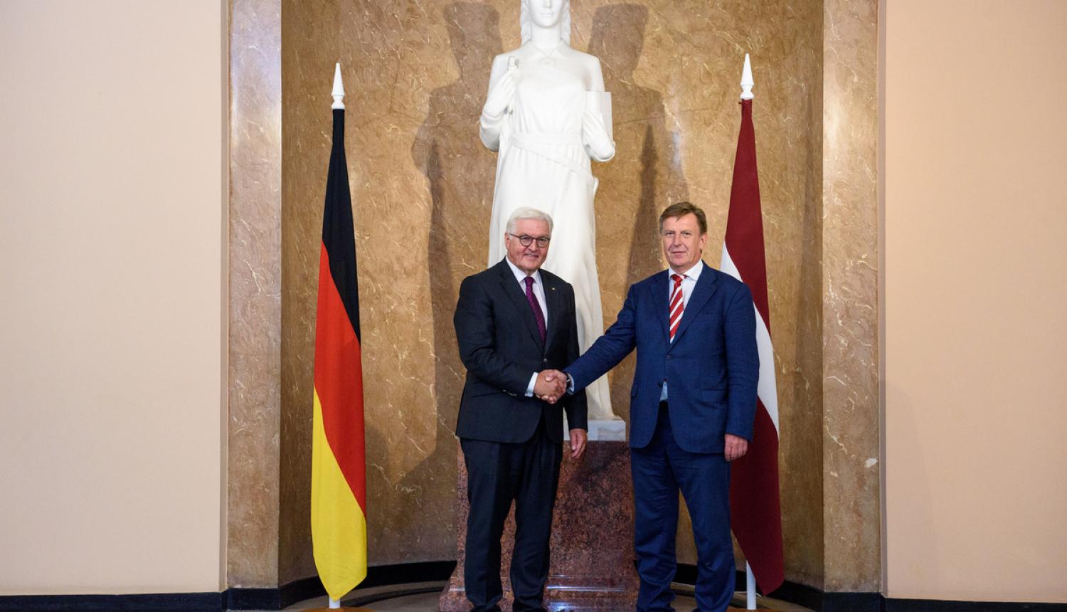 M. Kučinskis tiekas ar Vācijas prezidentu
