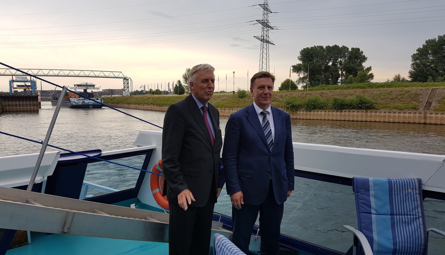 Ministru prezidents diskutē par Latvijas ostu un Duisport ostas sadarbības attīstību