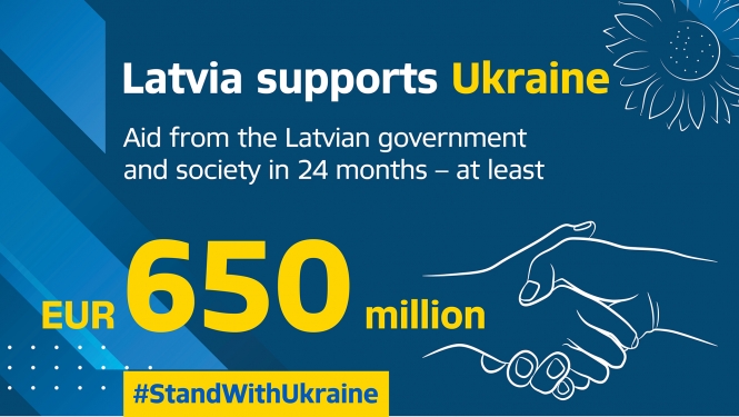 Latvia supports Ukraine