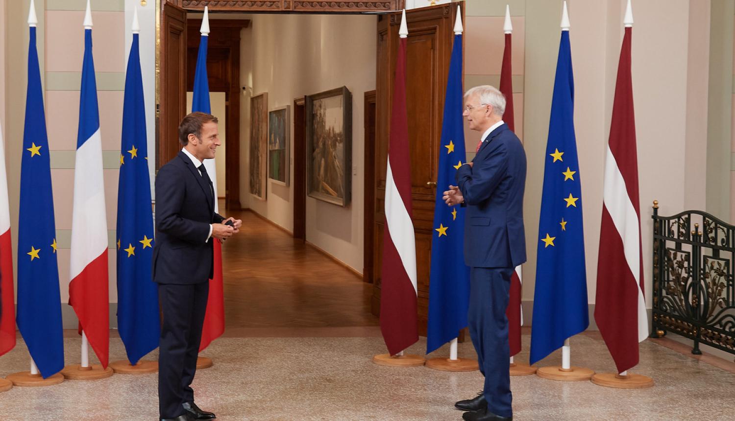 Kariņš: Latvijas un Francijas kopīgs mērķis ir spēcīga Eiropa