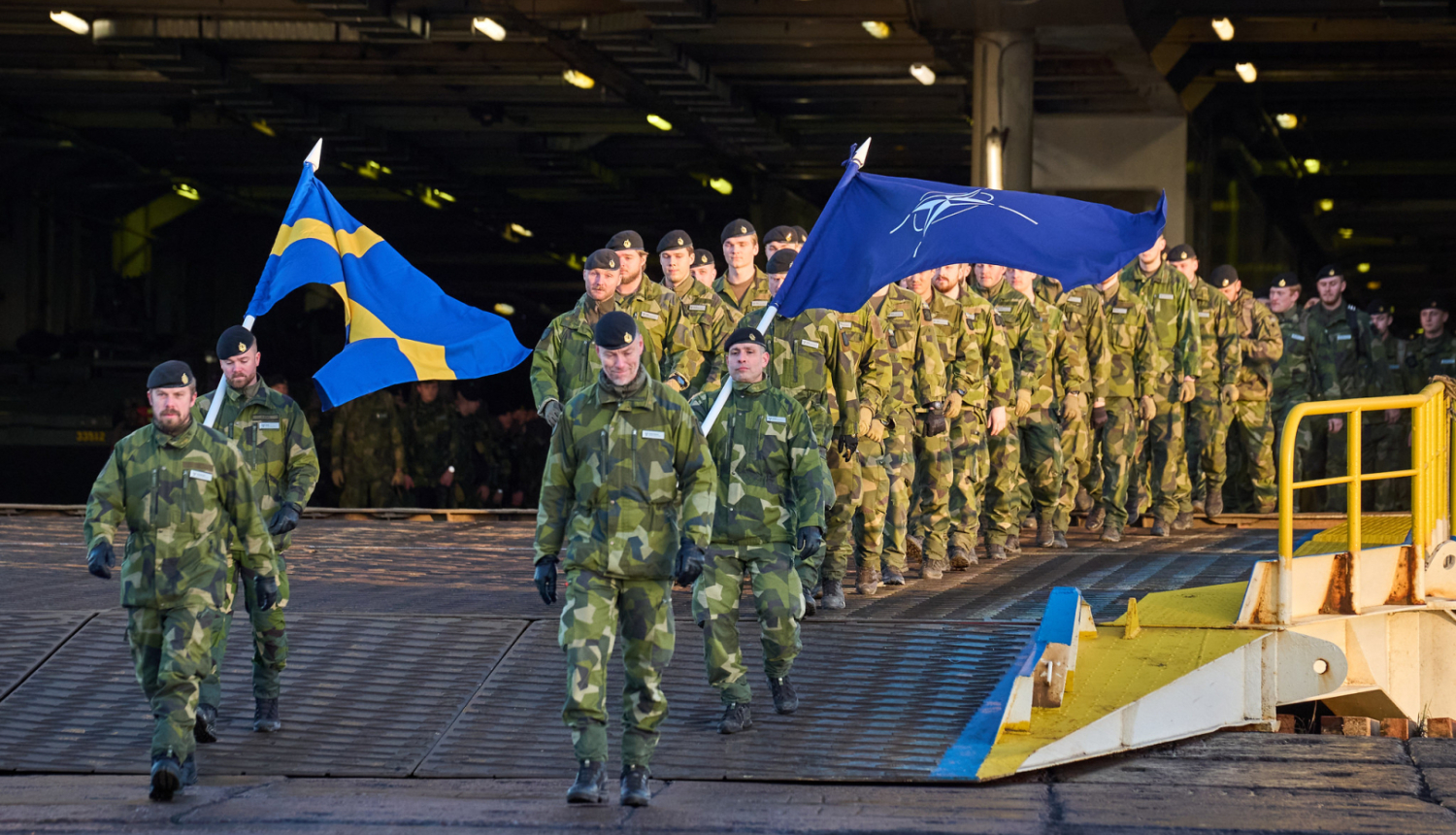 Latvijā ierodas Zviedrijas karavīri