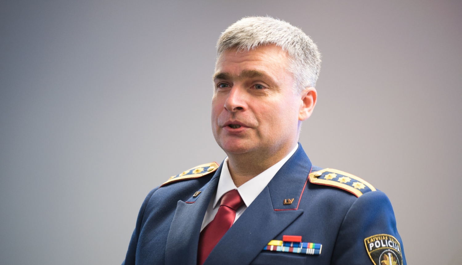 Valsts policijas priekšnieka vietniekam Andrejam Grišinam piešķir ģenerāļa pakāpi