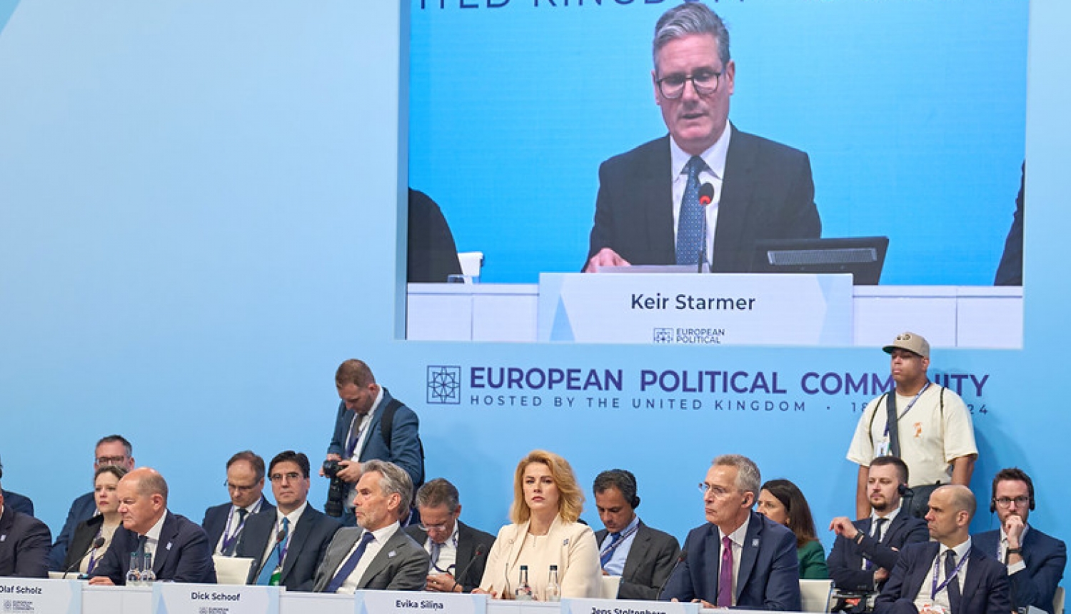 Ministru prezidente Evika Siliņa piedalās Eiropas politiskās kopienas (EPK) sanāksmē Londonā